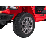 Elektrické autíčko Jeep Wrangler Rubicon Lift 4x4, 24V - červené